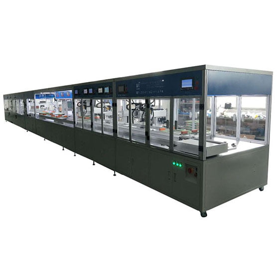 Battery packing clearance machine