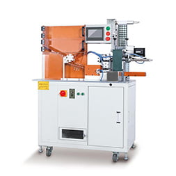 Automatic insulation gasket pasting machine on positive ends of cylindrical lithium-ion cells, like 18650, 32650...etc